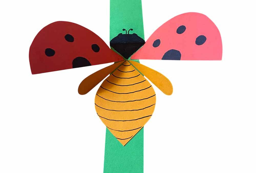 Kids’ Crafts – How to Make a ‘Flying’ Ladybird